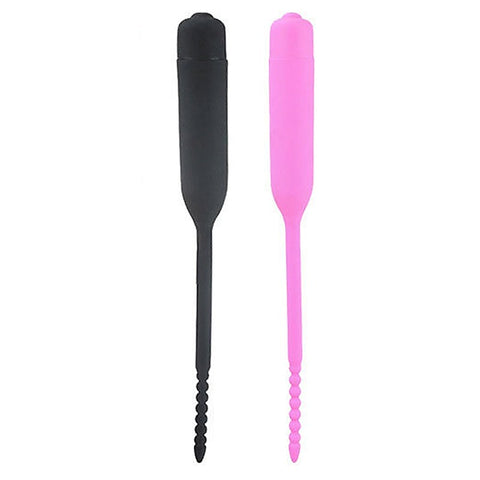 Silicone Vibrator Urethral Sounds Penis Plug by BDStyle