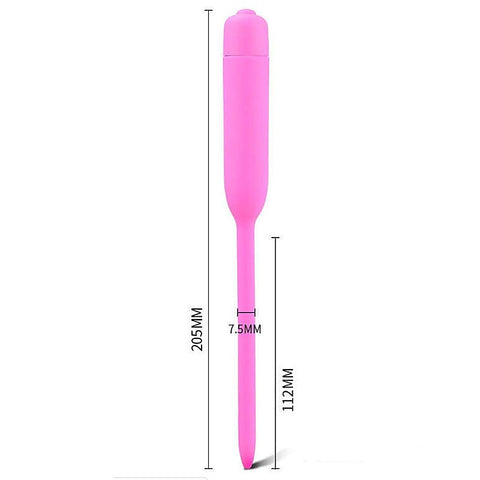 Silicone Vibrator Urethral Sounds Penis Plug by BDStyle