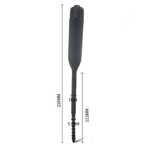 Silicone Vibrator Urethral Sounds Penis Plug by BDStyle
