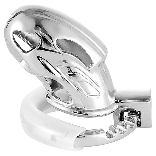 Adjustable Ring and Invisible Vertical Lock Cock Cage