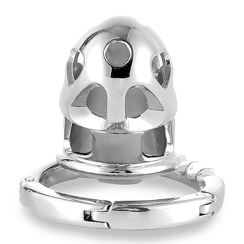 Adjustable Ring and Invisible Vertical Lock Cock Cage