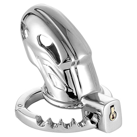 Adjustable Ring and Invisible Vertical Lock Cock Cage