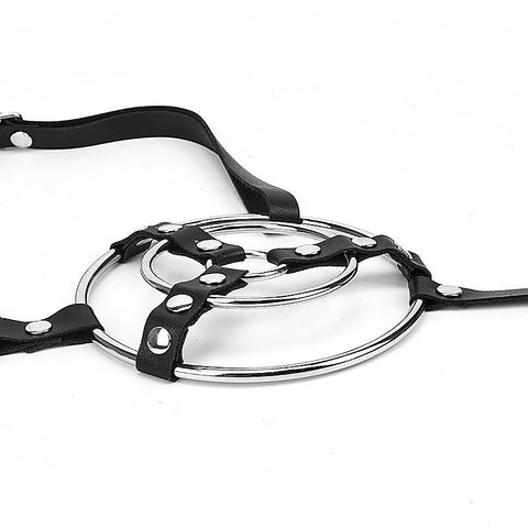 Female Fetish Metal Ring Bra by BDStyle