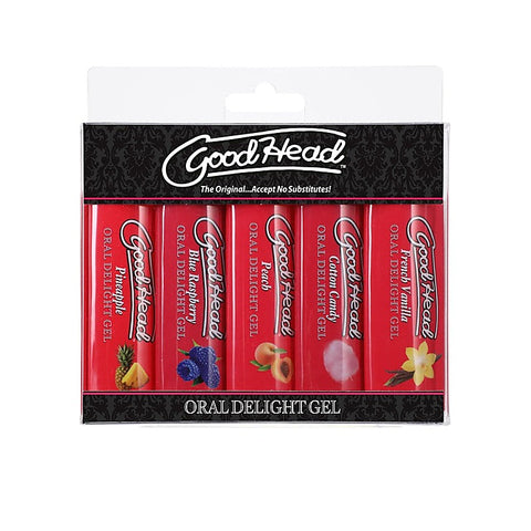 GoodHead Oral Delight Gels 5 Pack by Doc Johnson