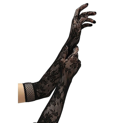 Flower Lace Opera Gloves by Baci Lingerie