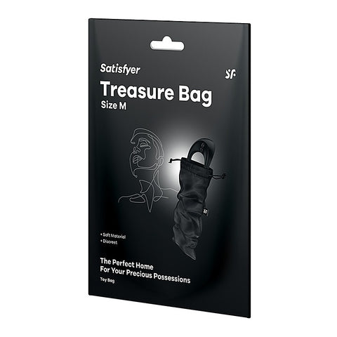 Treasure Toy Storage Bag Black by Satisfyer