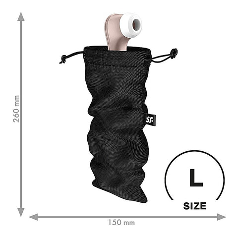 Treasure Toy Storage Bag Black by Satisfyer