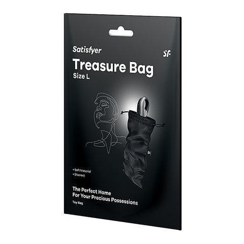 Treasure Toy Storage Bag Black by Satisfyer