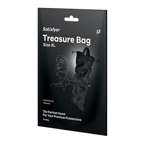 Treasure Toy Storage Bag Black by Satisfyer