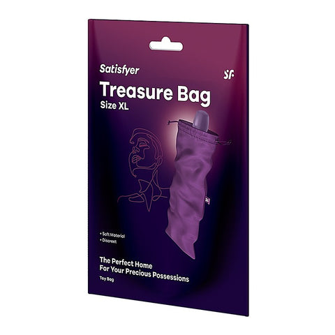 Treasure Sex Toy Storage Bag Violet by Satisfyer