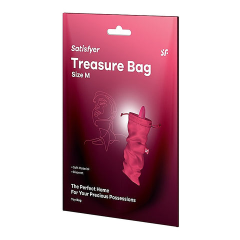 Treasure Adult Toy Storage Bag Pink by Satisfyer