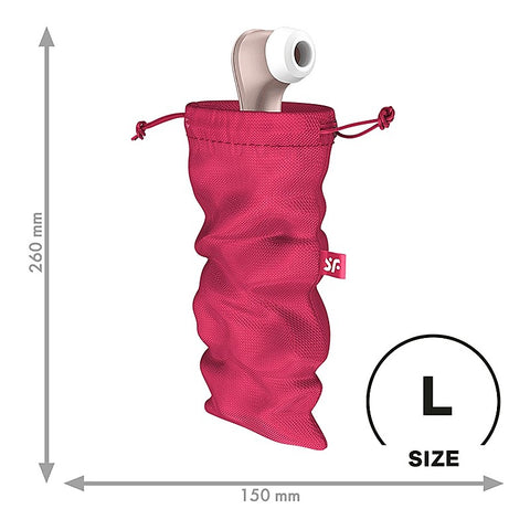 Treasure Adult Toy Storage Bag Pink by Satisfyer