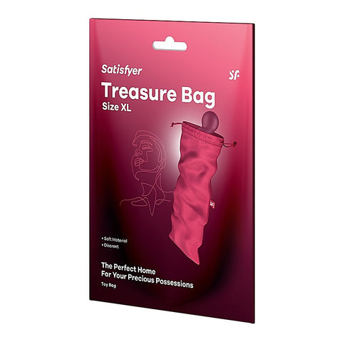 Treasure Adult Toy Storage Bag Pink by Satisfyer
