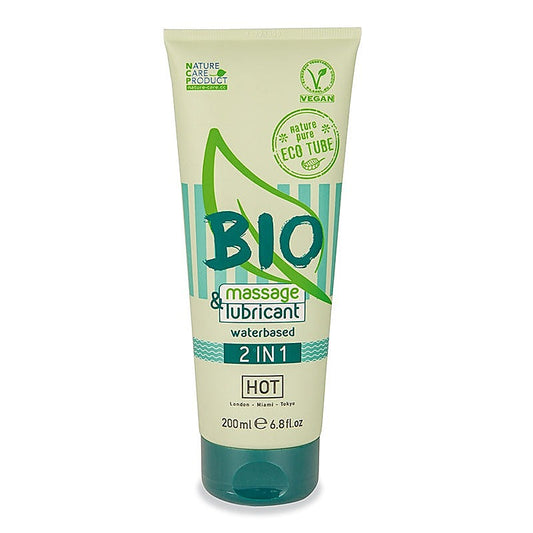 HOT BIO 2 In 1 Water Based Massage Oil & Lubricant