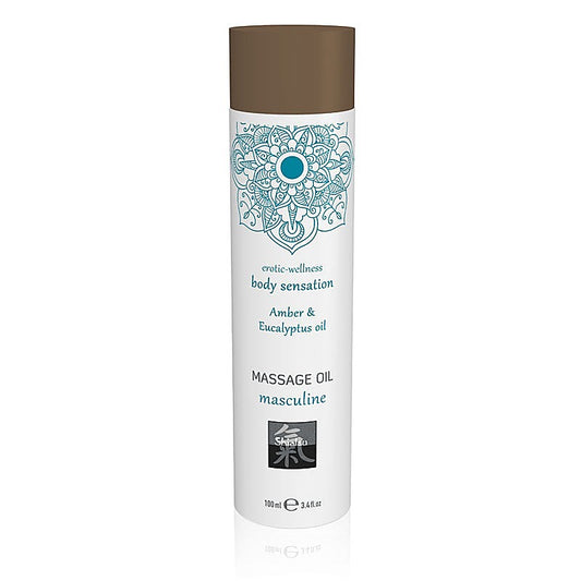 SHIATSU Masculine Amber & Eucalyptus Massage Oil by Hot Ero