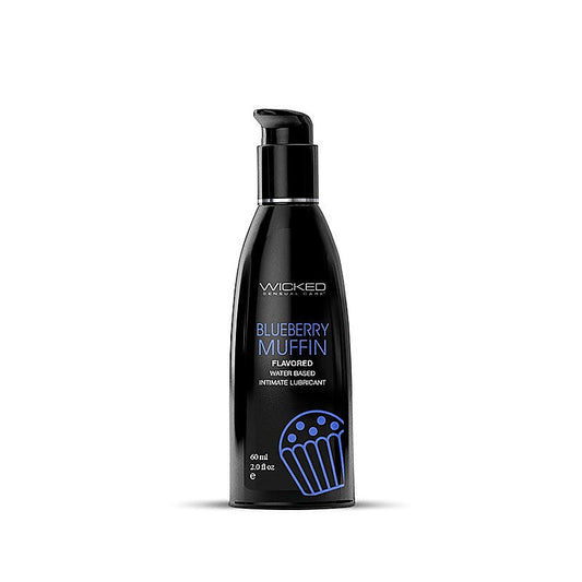 Wicked Aqua Blueberry Muffin Flavoured Water Based Lubricant