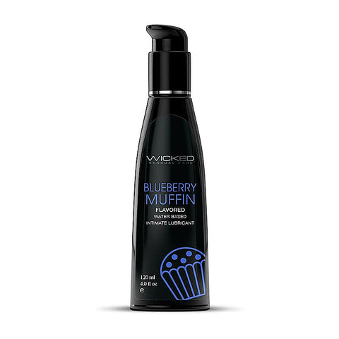 Wicked Aqua Blueberry Muffin Flavoured Water Based Lubricant