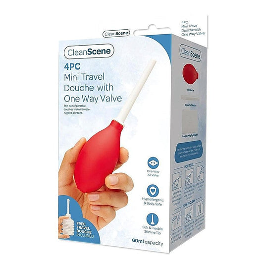 Portable 4-Piece Mini Travel Douche Kit by Xgen Products
