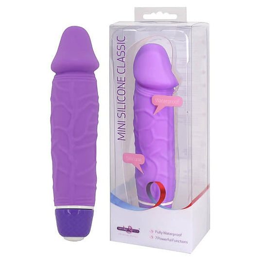 Mini Silicone Classic Vibrating Dildo by Seven Creations