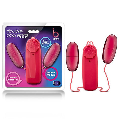 B Yours Double Pop Dual Vibrating Love Eggs