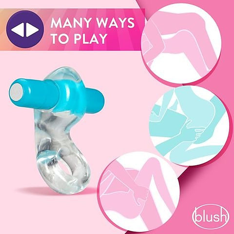 Play With Me Delight Vibrating Cock Ring by Blush Novelties