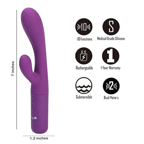RAYLA USB Rechargeable Rabbit Vibrator by Maia Toys