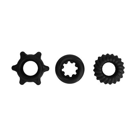MANZO Stretchy Silicone Cock Rings by Maia Toys