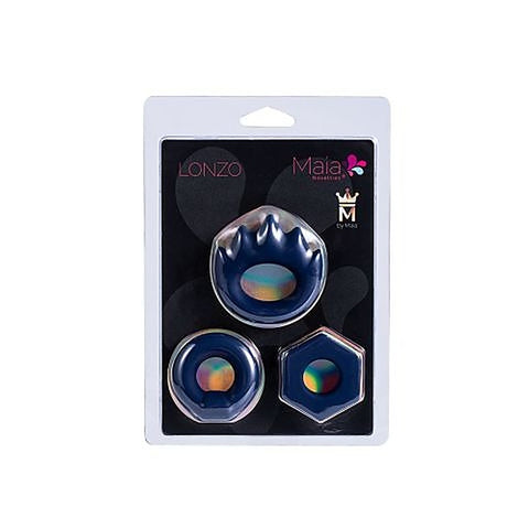 LONZO Stretchy Silicone Cock Rings by Maia Toys