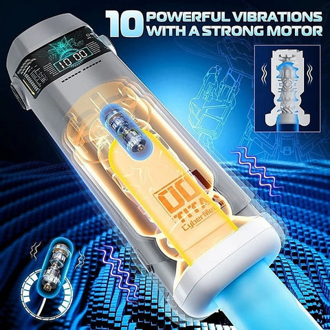 B-Titan Thrusting Auto Male Masturbator by Topco