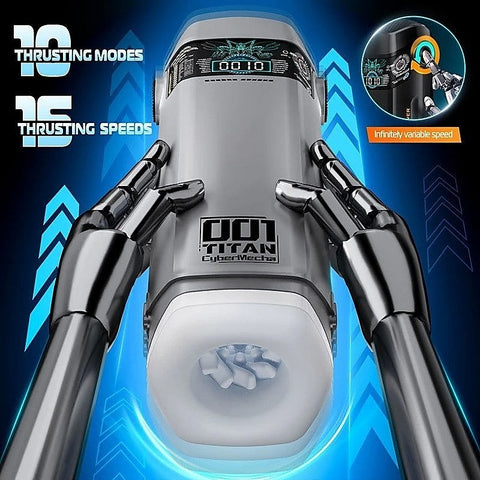B-Titan Thrusting Auto Male Masturbator by Topco