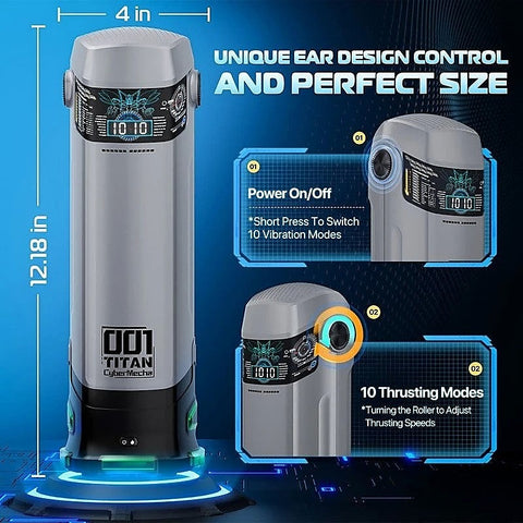 B-Titan Thrusting Auto Male Masturbator by Topco