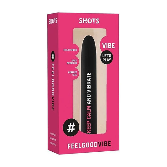 Feelgood KeepCalmAndVibrate Bullet Vibrator by Shots Toys