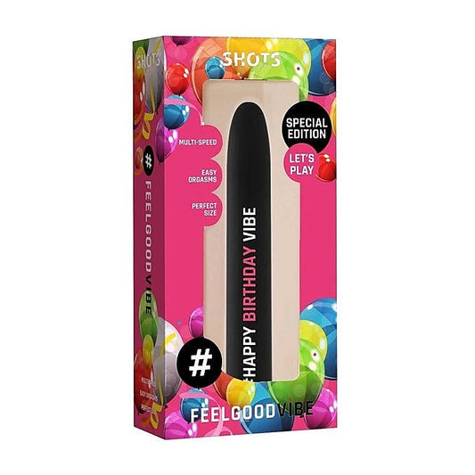 Feelgood #HappyBirthday Bullet Vibrator by Shots Toys