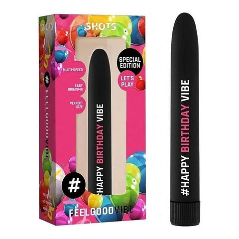 Feelgood #HappyBirthday Bullet Vibrator by Shots Toys