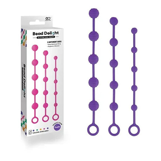 Power Bead Delight Silicone Anal Beads by NANMA Corporation