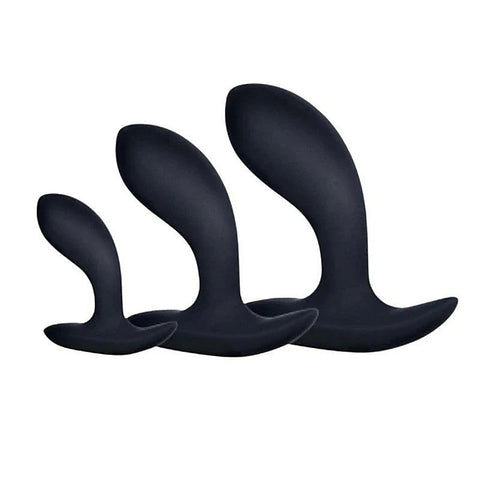 Excellent Power Kick Up Anal Trainer Butt Plugs 3 Sizes Set