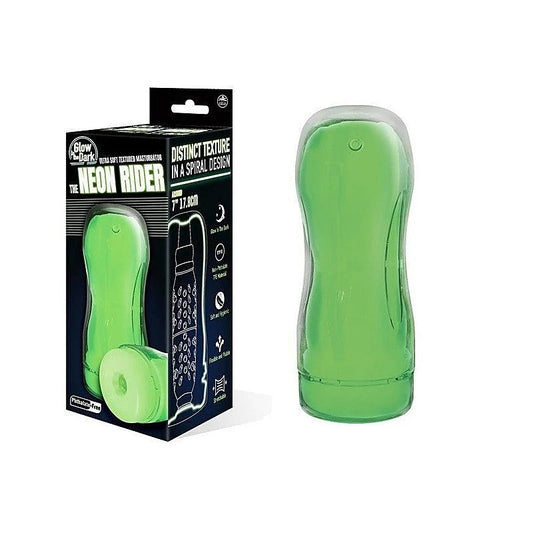 The Neon Rider Glow in Dark Male Masturbator