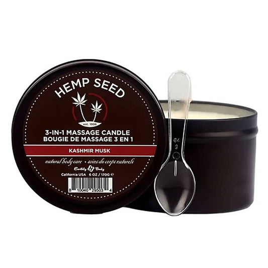Hemp Seed 3-In-1 Adult Massage Candle by Earthly Body