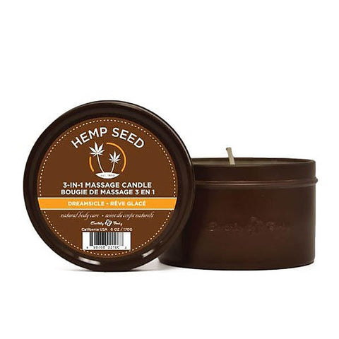 Hemp Seed 3-In-1 Adult Massage Candle by Earthly Body