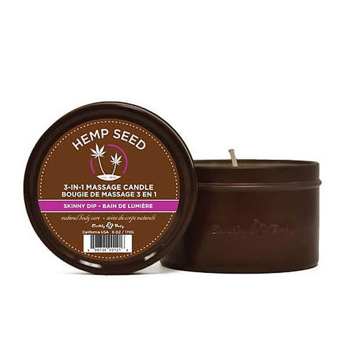 Hemp Seed 3-In-1 Adult Massage Candle by Earthly Body