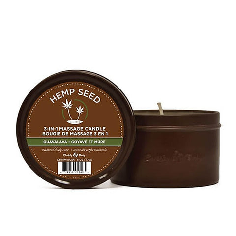 Hemp Seed 3-In-1 Adult Massage Candle by Earthly Body