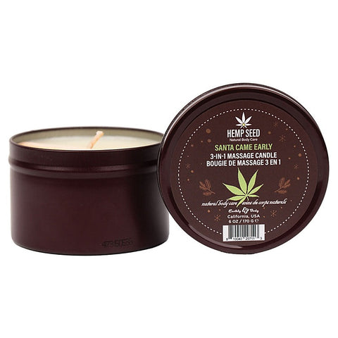 Hemp Seed 3-In-1 Adult Massage Candle by Earthly Body