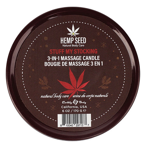 Hemp Seed 3-In-1 Adult Massage Candle by Earthly Body