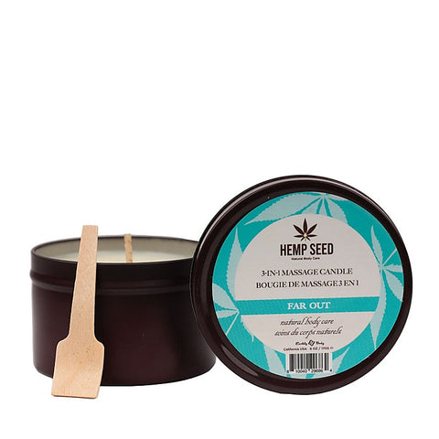 Hemp Seed 3-In-1 Adult Massage Candle by Earthly Body