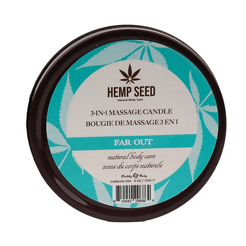 Hemp Seed 3-In-1 Adult Massage Candle by Earthly Body