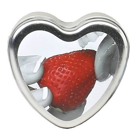 Edible Heart Massage Candle 113 g by Earthly Body