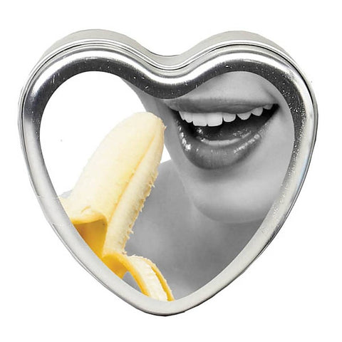 Edible Heart Massage Candle 113 g by Earthly Body