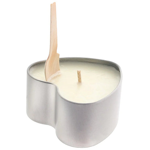 Hemp Seed 3 in 1 Massage Heart Candle by Earthly Body