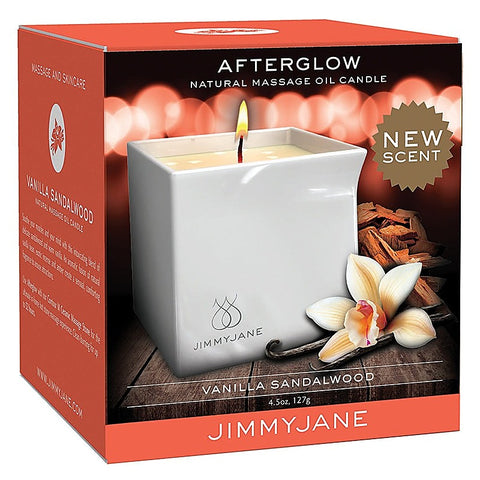 Afterglow Vanilla Sandalwood Massage Candle by JimmyJane