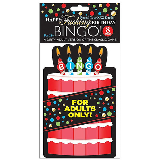 Happy Birthday Bingo Party Game by Little Genie